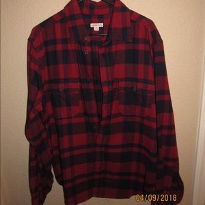 Plaid long sleeve shirt